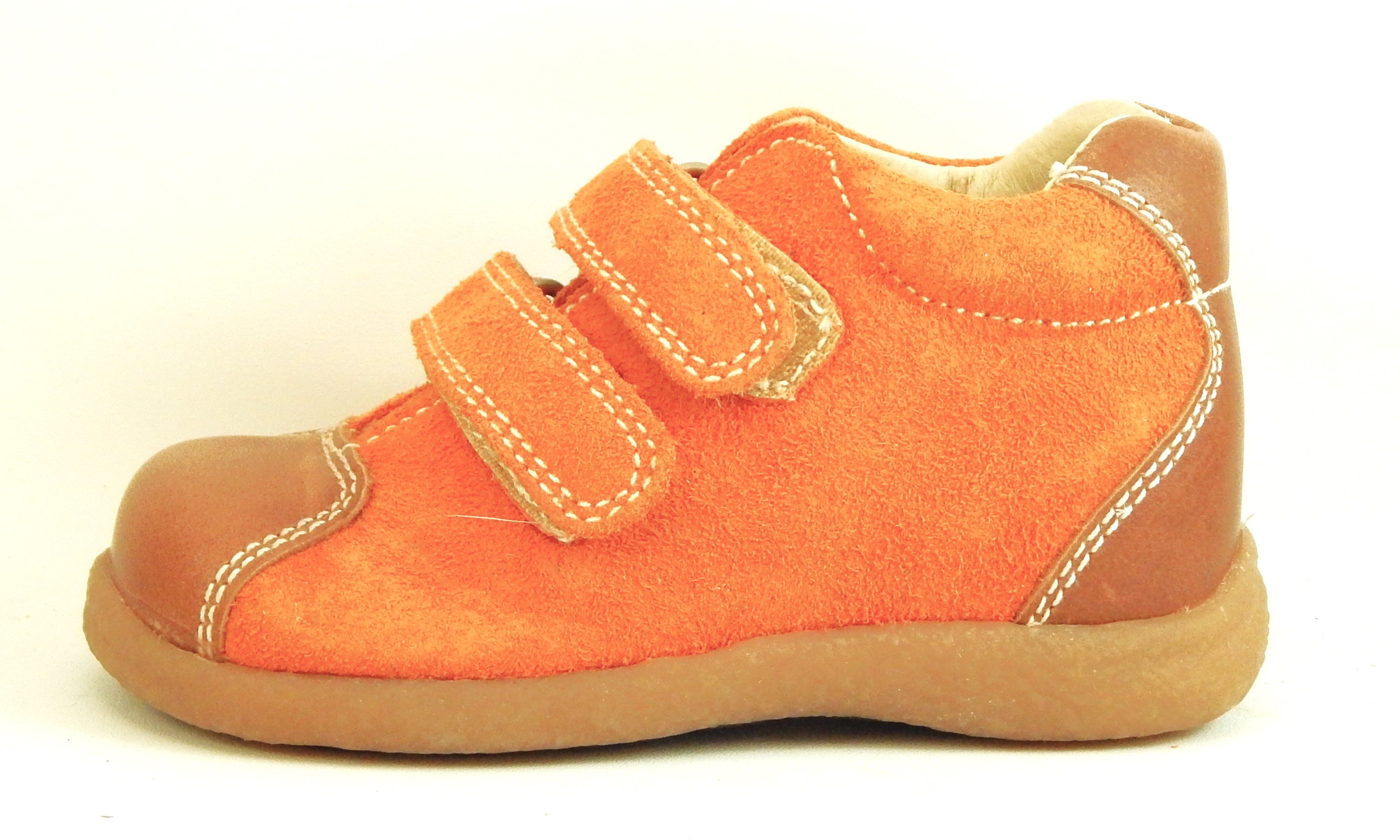 FARO BI03227 - Orange Suede Boots - Euro 20 Size 4.5