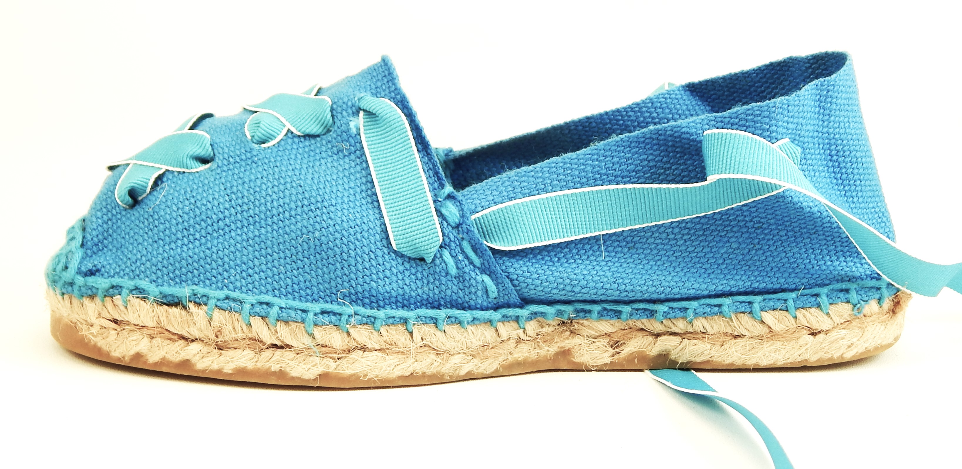 E-19 - Turquoise Espadrilles