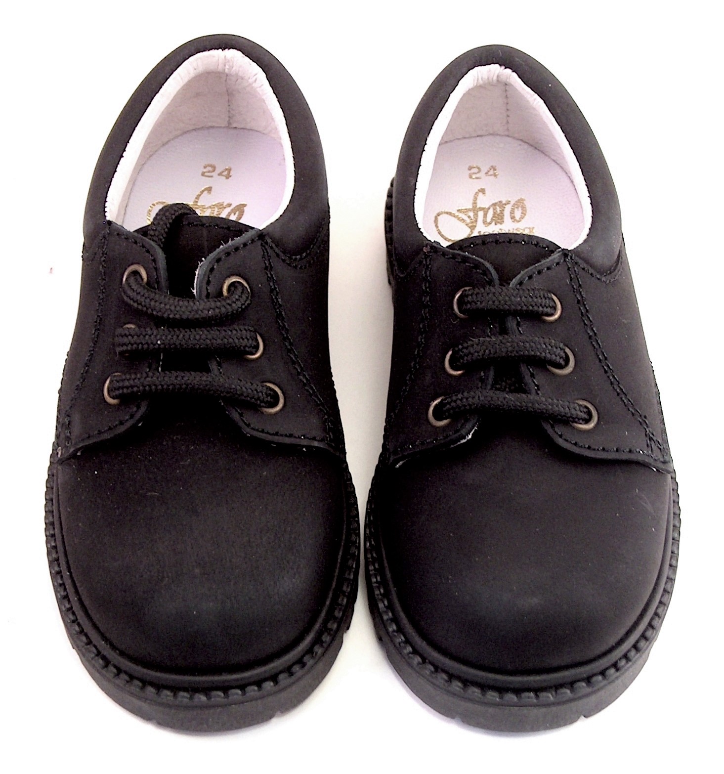 FARO F-3200 - Black Nubuck Oxfords