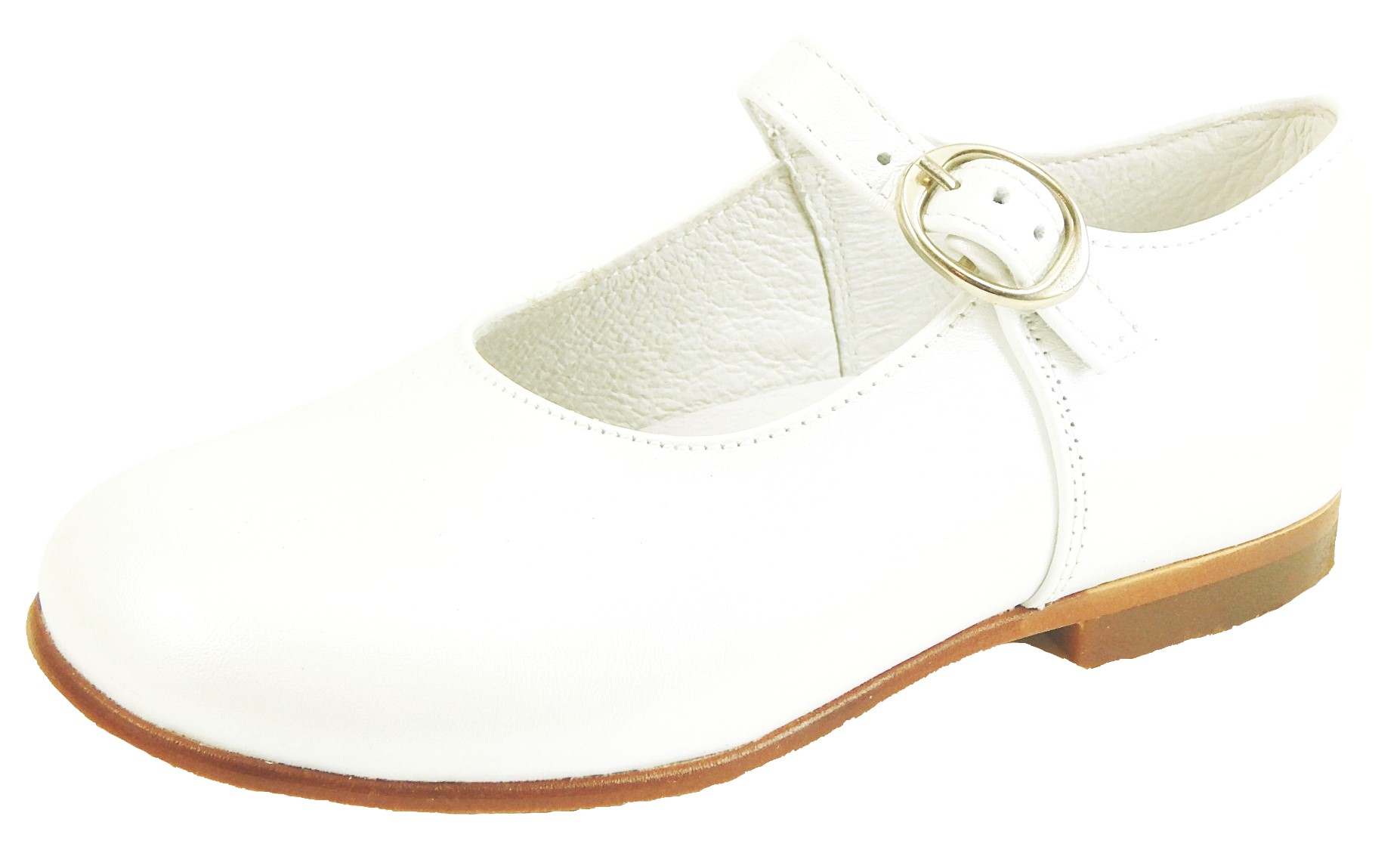 FARO F-4277 - White Pearlized Mary Janes