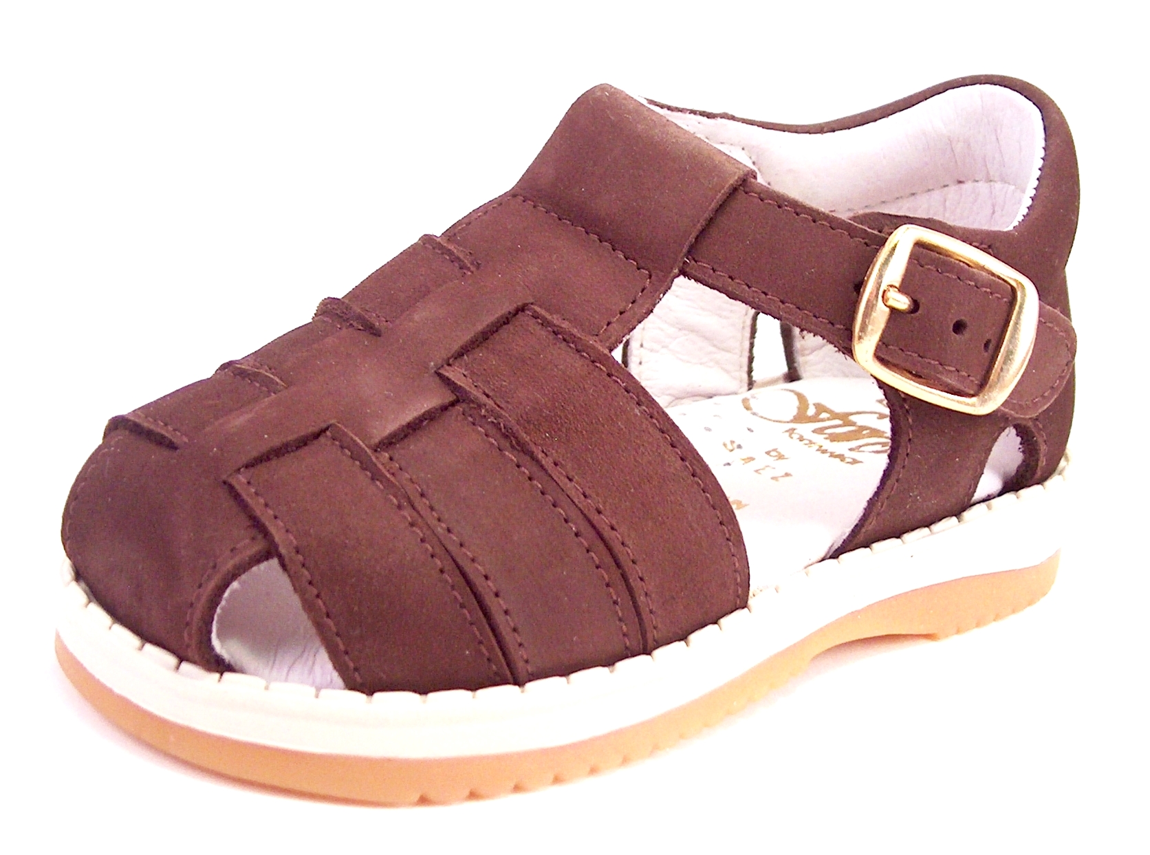 FARO  F-4521 - Brown Nubuck Fisherman Sandals