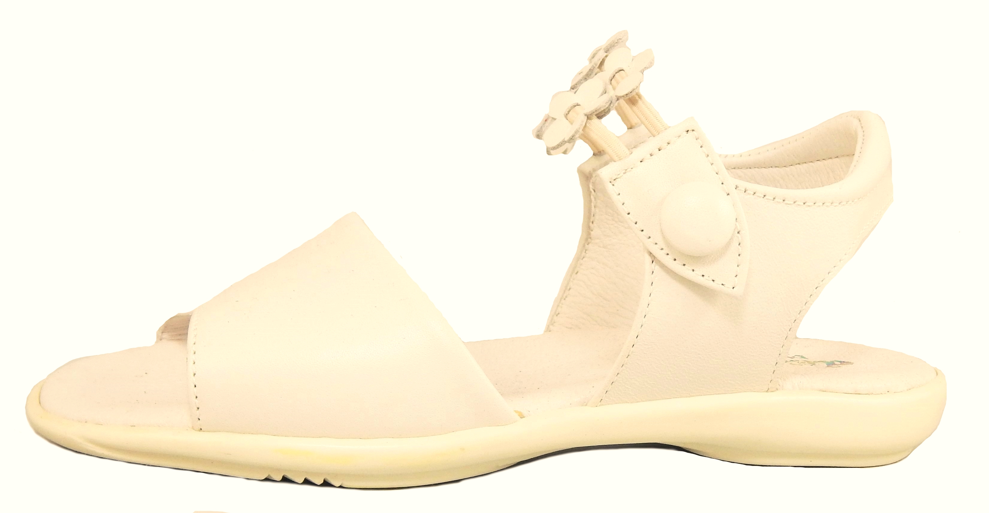 K-1065 - Girls Ivory Dress Sandals - Euro 25 Size 8