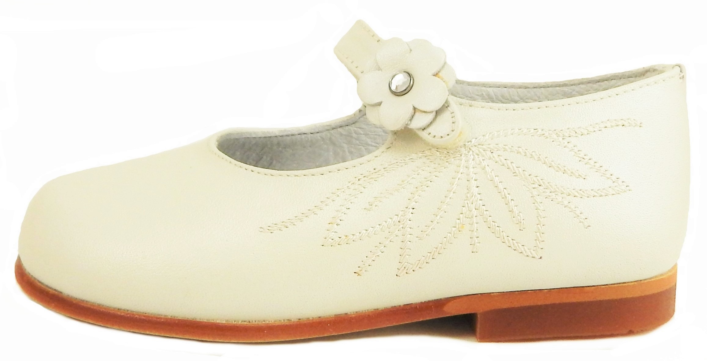 K-1154 - Ivory Dress Mary Janes