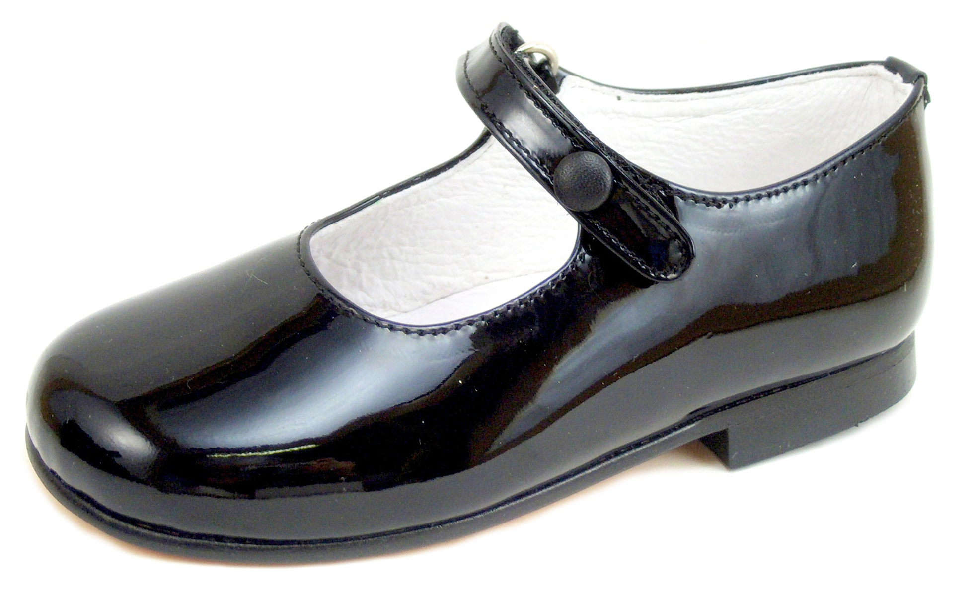 P-2550 - Dark Navy Patent Mary Janes