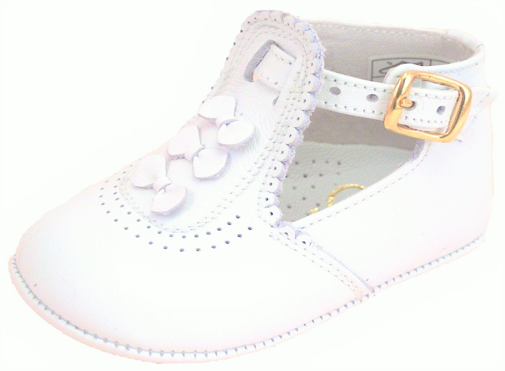 PR-233 - White Dress Crib Shoes