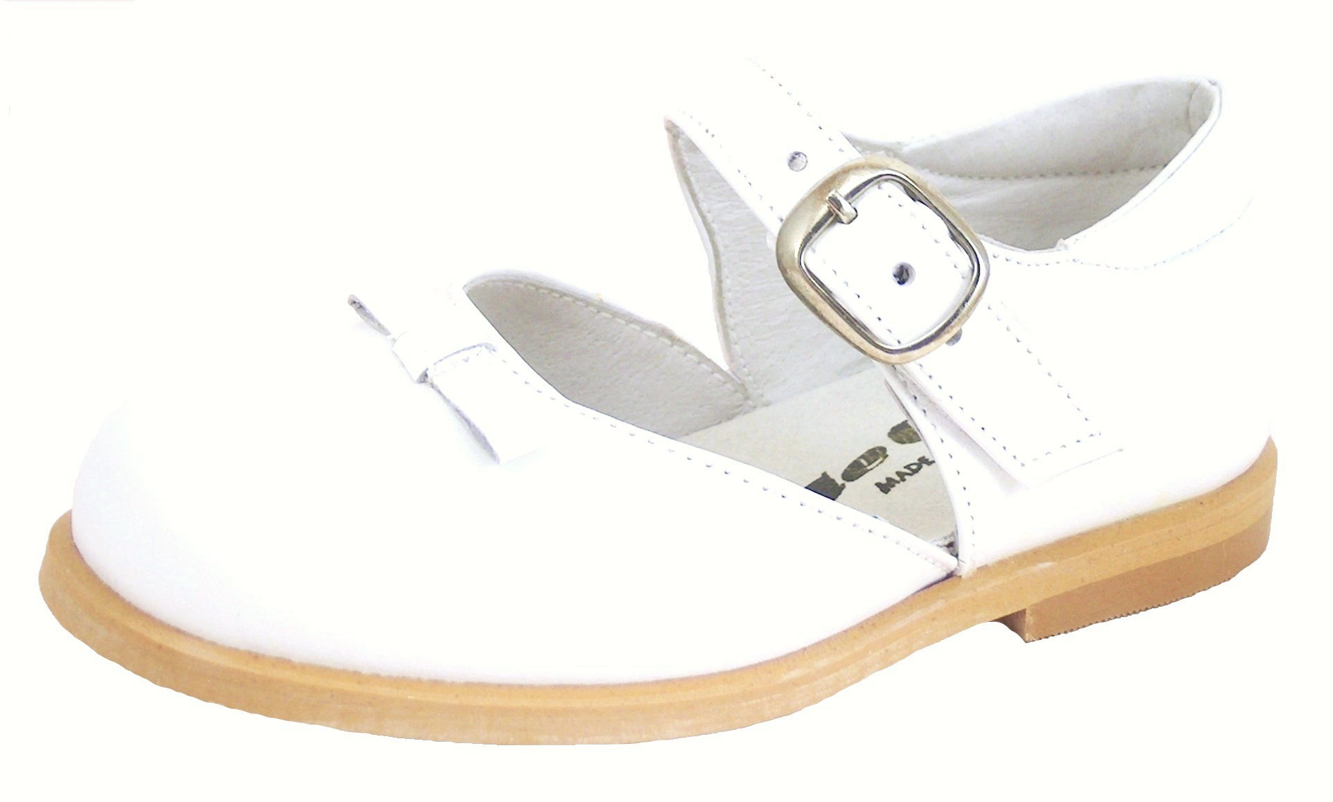S-1340 - White Dress Mary Janes - Euro 29 Size 11