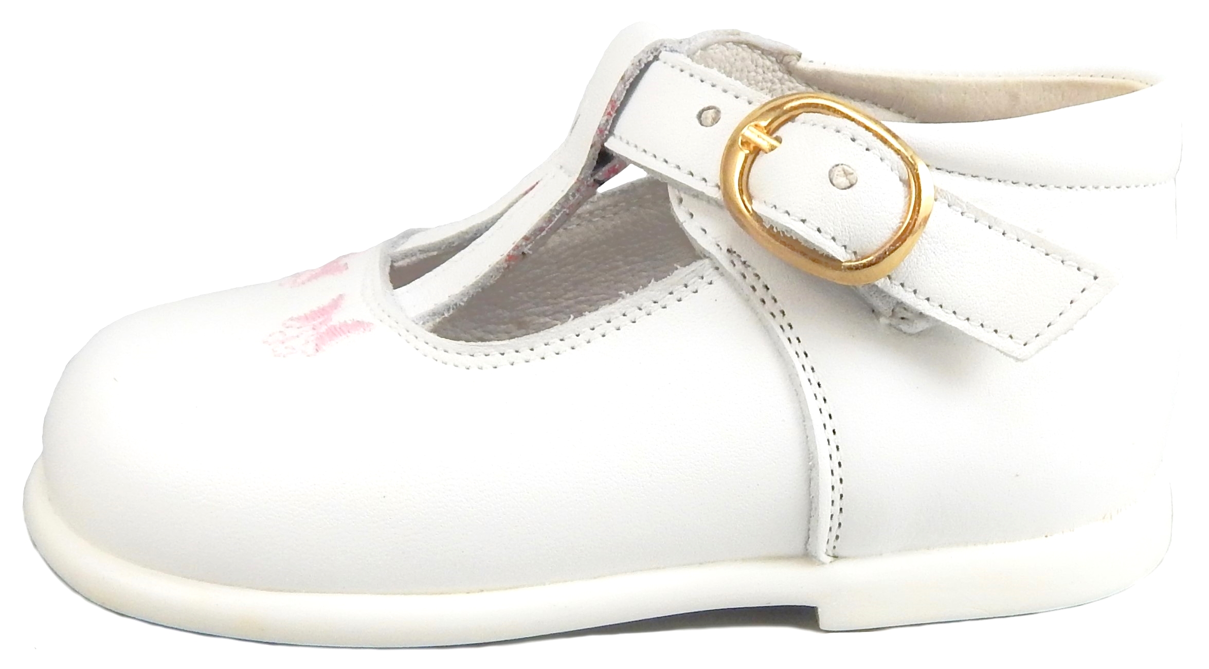 S-7347 - White with Pink High Tops