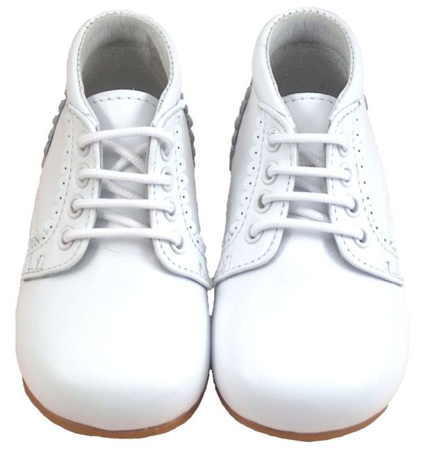 White Leather Dress Shoe - Infant