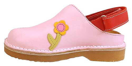 5T1312 - Pink/Red Clogs - Euro 24 Size 7