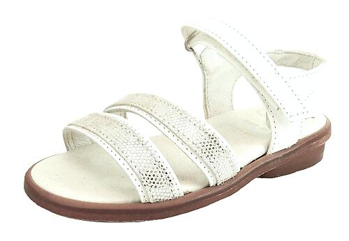 B-7170 - Silver White Sandals - Euro 25 Size 8