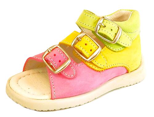 FARO 0J0133 - Pink Buckle Sandal - Euro 20 Size 4.5