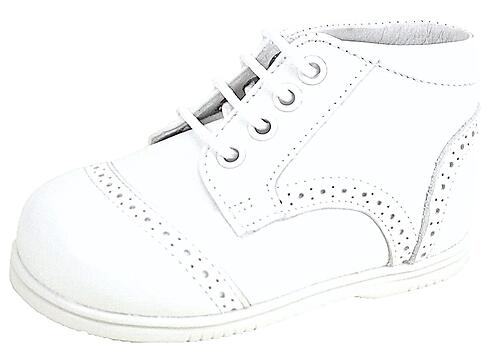 A-432 - Classic White Dress Boots