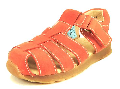 B-3342 (Sale) - Dark Orange Fisherman Sandals