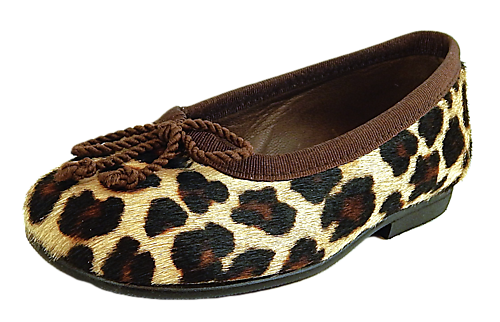 K-1052 - Leopard Print Ballet Flats - Euro 24 Size 7
