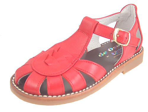 3468 (Sale) - Red Fisherman Sandals