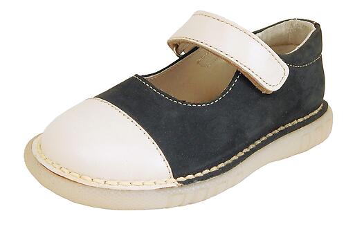 FARO 5F3160 - Navy & Cream Mary Janes - Euro 24 Size 7