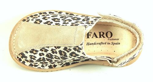 FARO 5Q1012 - Leopard Suede Clogs - Euro 25 Size 8