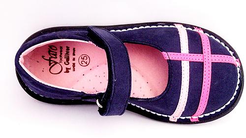 FARO 5T0611 - Navy & Pink Mary Janes