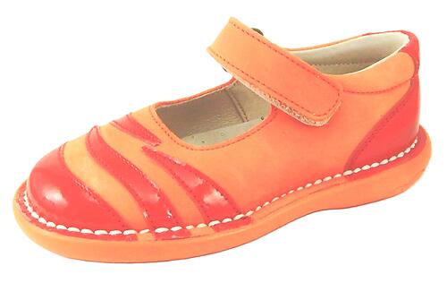 FARO 5X0711 - Orange Zebra Mary Janes - Euro 24 Size 7