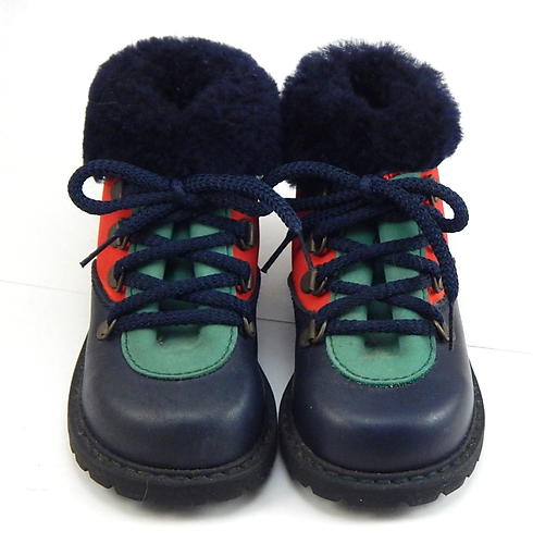 navy boots size 4