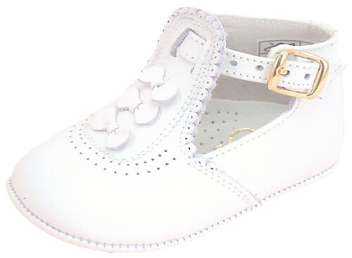 PR-233 (Sale) - White Dress Crib Shoes