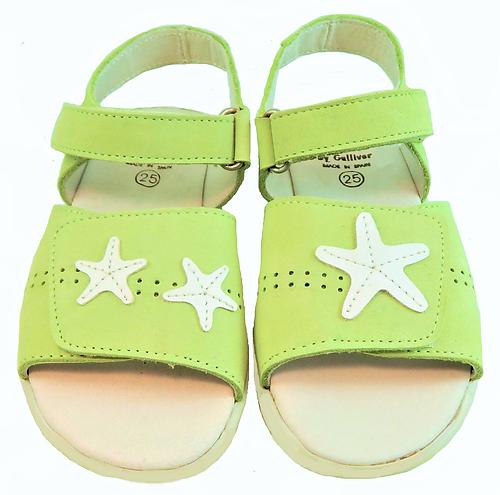 FARO - Lime Green Starfish Sandals - Euro 25 Size 8