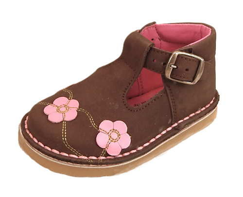 Brown Flower High Tops - Euro 19 Size 4