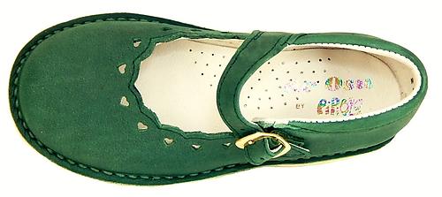 A-1235 - Forest Green Mary Janes