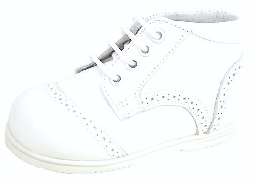 A-432 - Classic White Dress Boots
