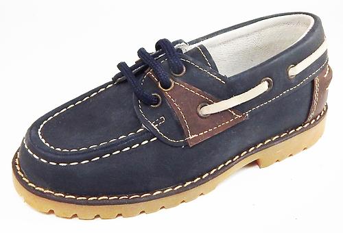 A-5071 - Navy Boat Shoes - Euro 24 Size 8