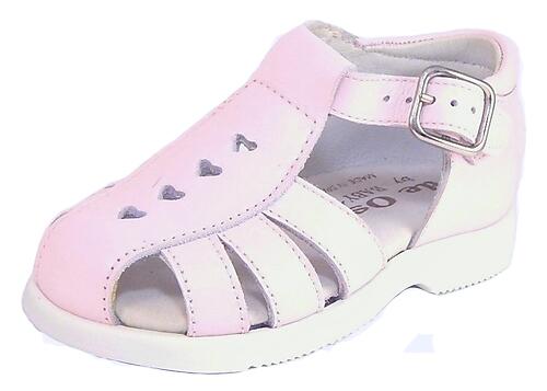 B-109 - Pink Leather Sandals