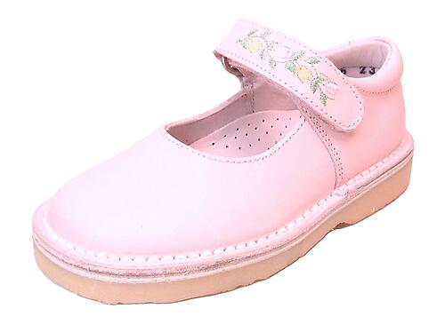 B-155 - Pink Flower Mary Janes - Euro 23 Size 6.5