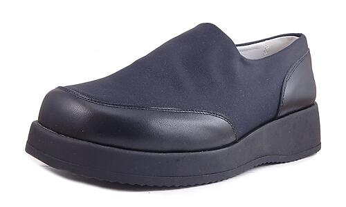 FARO B-3002 - Navy Microfiber Slip-ons