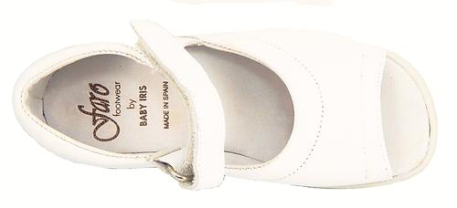 FARO B-3006 - White Sandals - Euro 27 Size 10