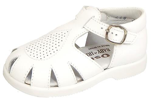 B-440 - Toddlers' White Fisherman Sandals