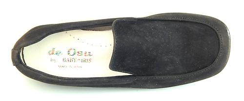 Faro B-6024 - Black Nubuck Loafers - Euro 30 Size 12