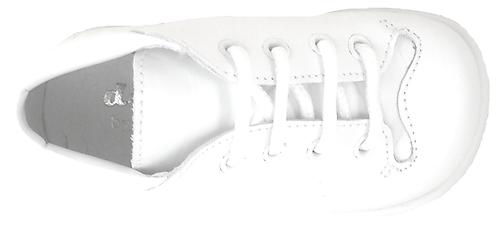 B-6066 - White Leather Walking Boots