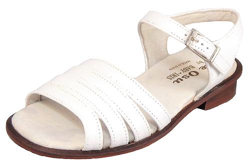 B-6074 - Strappy White Dress Sandals