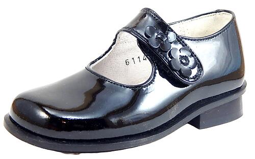 B-6114 - Black Patent Dress Shoes