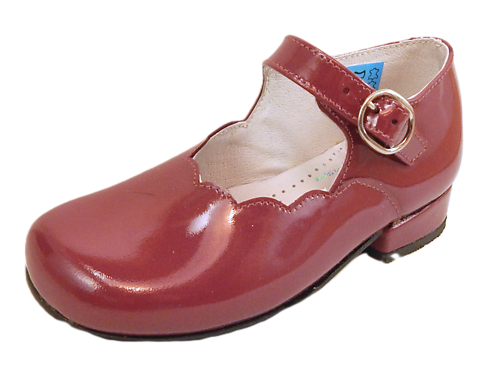 Raspberry Patent Mary Janes - Euro 25 Size 7