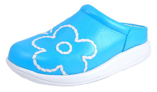 FARO B-6209 - Turquoise Flower Clogs EU 27 US 10