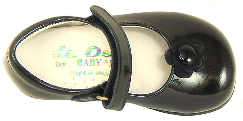 B-6401 - Black Patent Mary Janes - Euro 19 Size 4