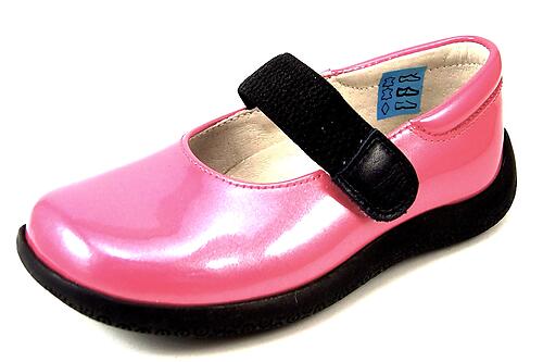 B-6621 - Fuchsia Patent Mary Janes - Euro 25 Size 8