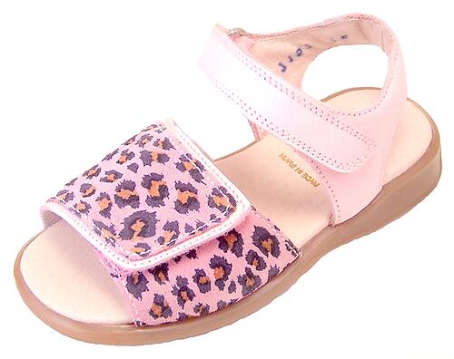 FARO B-7152 - Leopard-Cheetah Leather Sandals