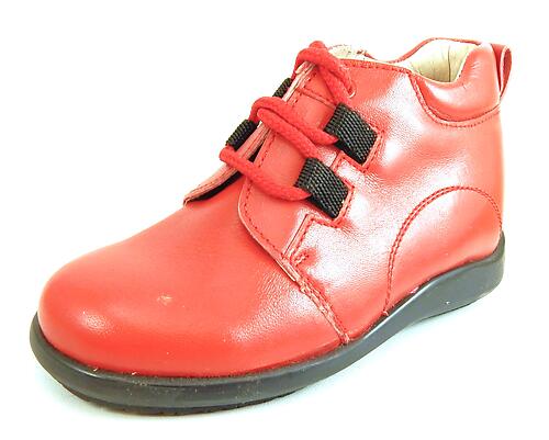 FARO B-7134 (Sale) - Red Leather Boots - Euro 25 Size 8