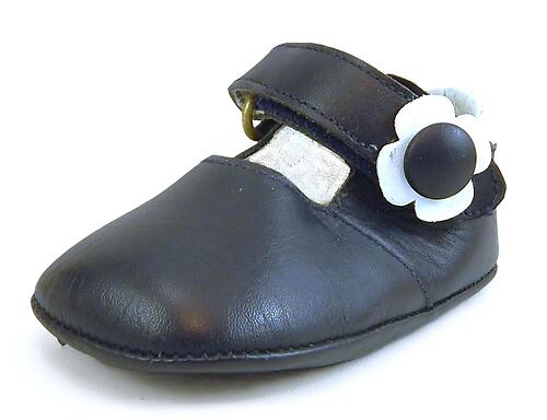 PR-336 - Navy Crib Shoes - Euro 17 Size 2