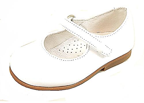 P-2550 - White Mary Janes - Euro 20 Size 4.5