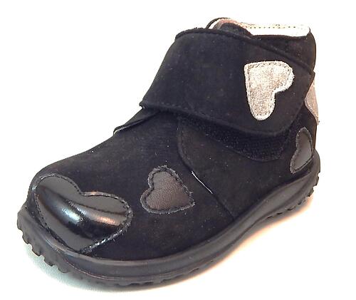 B-7022 (Sale) - Heart Boots - Euro 20 Size 4.5