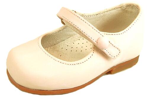P-2550 - Pink Button Shoes - European 19 Size 4