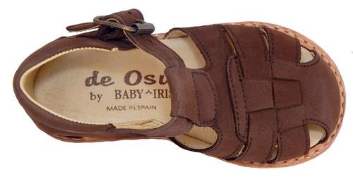 B-7119 - Brown Nubuck Sandals